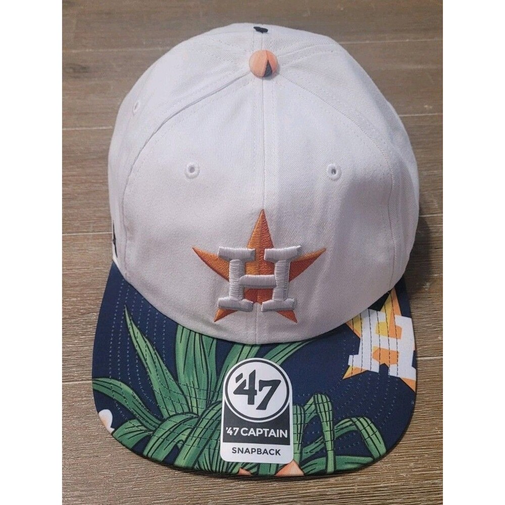 NEW Houston Astros ‘47 x Hurley Hat Captain Snapback Tropical Sample Cap MLB